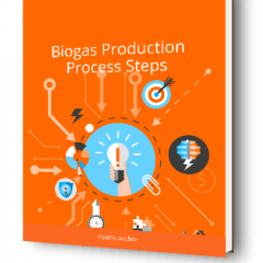 Image of the Biogas Production Process Steps pdf version 3D cover.