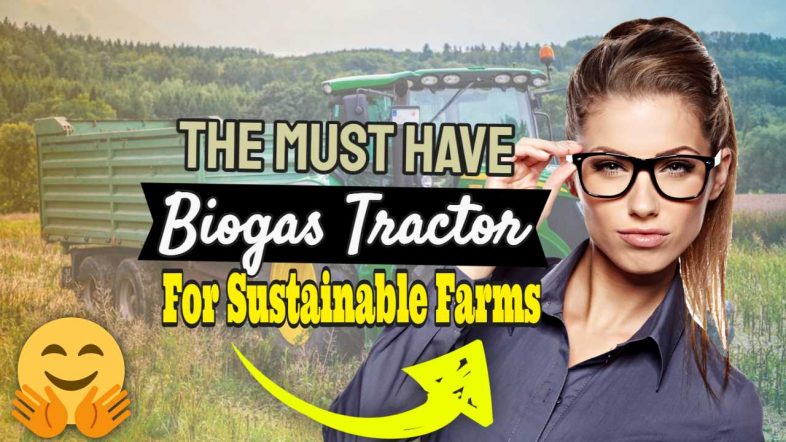 Featured Image: "Biogas tractor for sustainable farms".