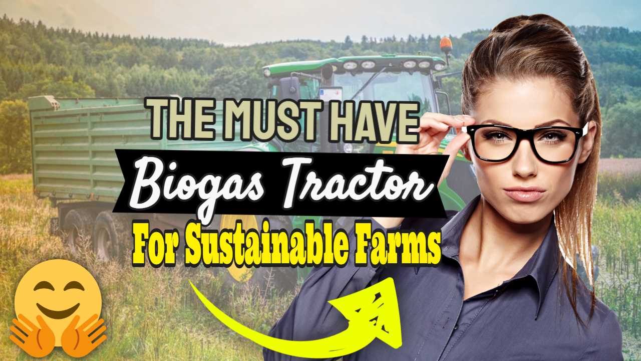 Featured Image: "Biogas tractor for sustainable farms".