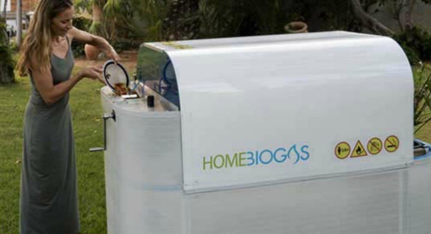 HomeBiogas, home biogas units, renewable energy, organic waste, home biogas project, green design, sustainable design, waste recovery, food waste energy, organic fertilizer, clean-burning fuel, organic liquid fertilizer, israeli startup biogas, clean energy, compost energy