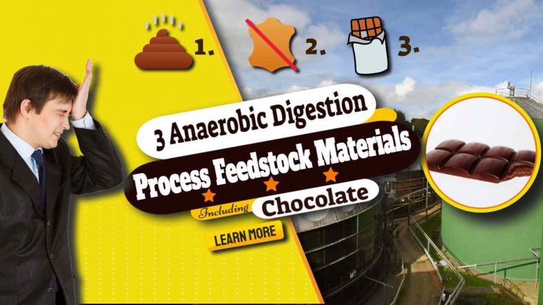 Image text: "Anaerobic Digestion Process Feedstock Materials."