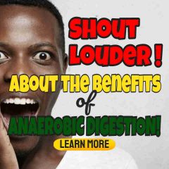 "Image Text: "Shout Louder About the Benefits of Anaerobic Digestion".