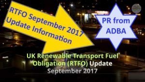 Renewable Transport Fuel Obligation RTFO 2017 thumbnail size image.