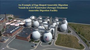 Egg-Shaped Anaerobic Digestion Vessels at a type of plant which could be used for Food Waste Anaerobic Digestion.