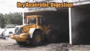 Dry AD – What Happens Inside a Dry Anaerobic Digestion Plant Image of dry AD (Dry Anaerobic Digestion) unloading stage and part of What Happens in a Dry Anaerobic Digestion Plant.