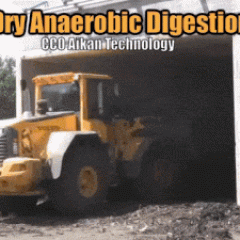 Image of dry AD (Dry Anaerobic Digestion) unloading stage and part of What Happens in a Dry Anaerobic Digestion Plant.