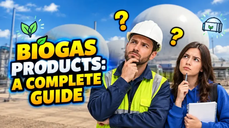 Featured article image with the text: Biogas Products A Complete Guide Whatever You're Looking For.