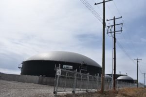 Image shows: An anaerobic digestion plant which can be upgraded to biomethane