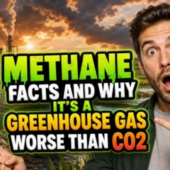 Image with the text: Methane Facts and Why Its a Greenhouse Gas Worse than CO2.