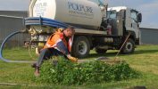 Septic Tanks: Are they Anaerobic Digesters? Septic Tank emptying in-progress.