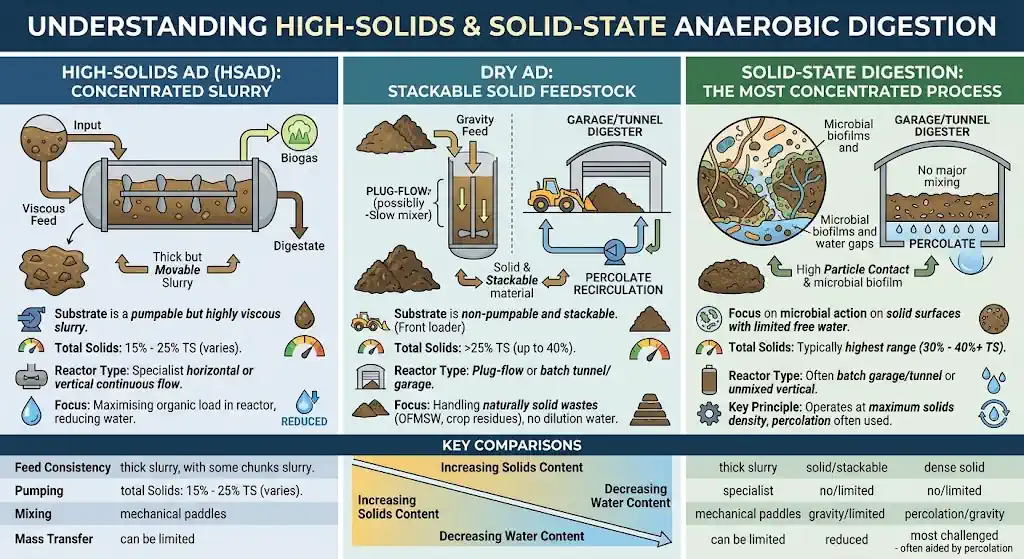 Infographic-Understanding High Solids vs Solid State Anaerobic Digestion vs Dry AD.