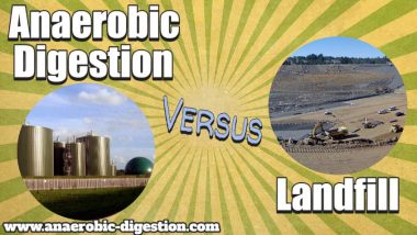 Article thumbnail which states: "Anaerobic Digestion vs Landfill.