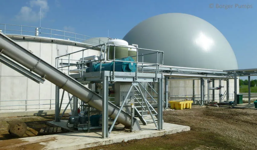 Future Biogas orders more Borger pumps and separators like those seen in this picture.