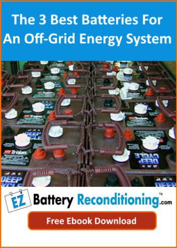 Image with text: "Best batteries for off-grid energy storage Ebook".