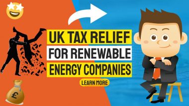 Image text: "UK tax relief for renewable energy companies".
