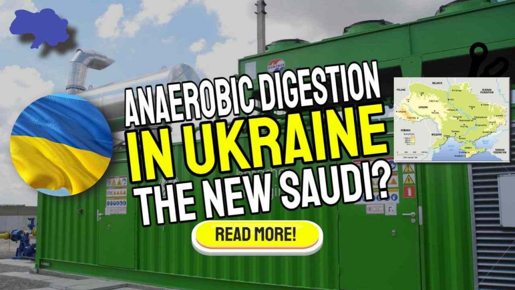 Image with text: "Anaerobic Digestion in Ukraine".