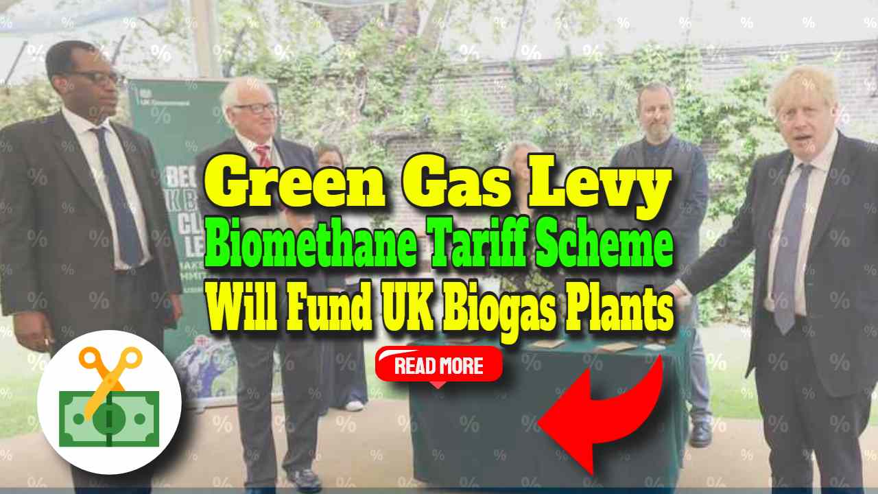 Image text: "Green Gas Levy Biomethane Plants Tariff".