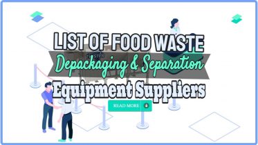 Image text: "List of Food Waste Depackaging and Separation Equipment Suppliers".