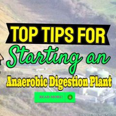 Image text: "Top Tips for Starting an Anaerobic Digestion Plant".