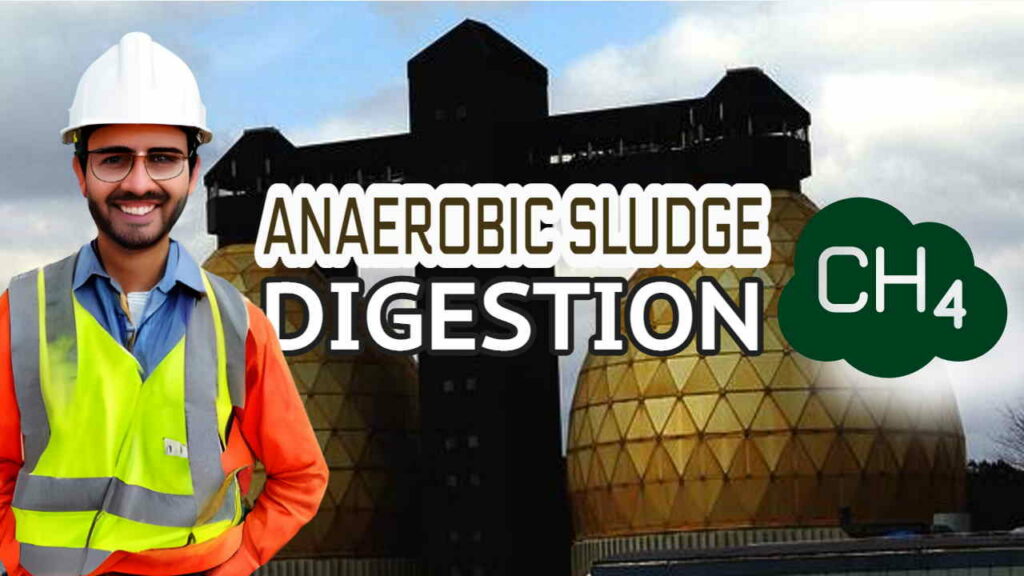 Featured image has text: "Anaerobic Sludge Digestion". Worker smiles to camera.