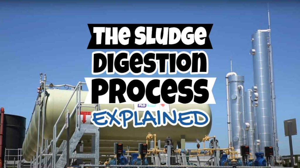 "The sludge digestion process explained": Is the text shown on the featured image.