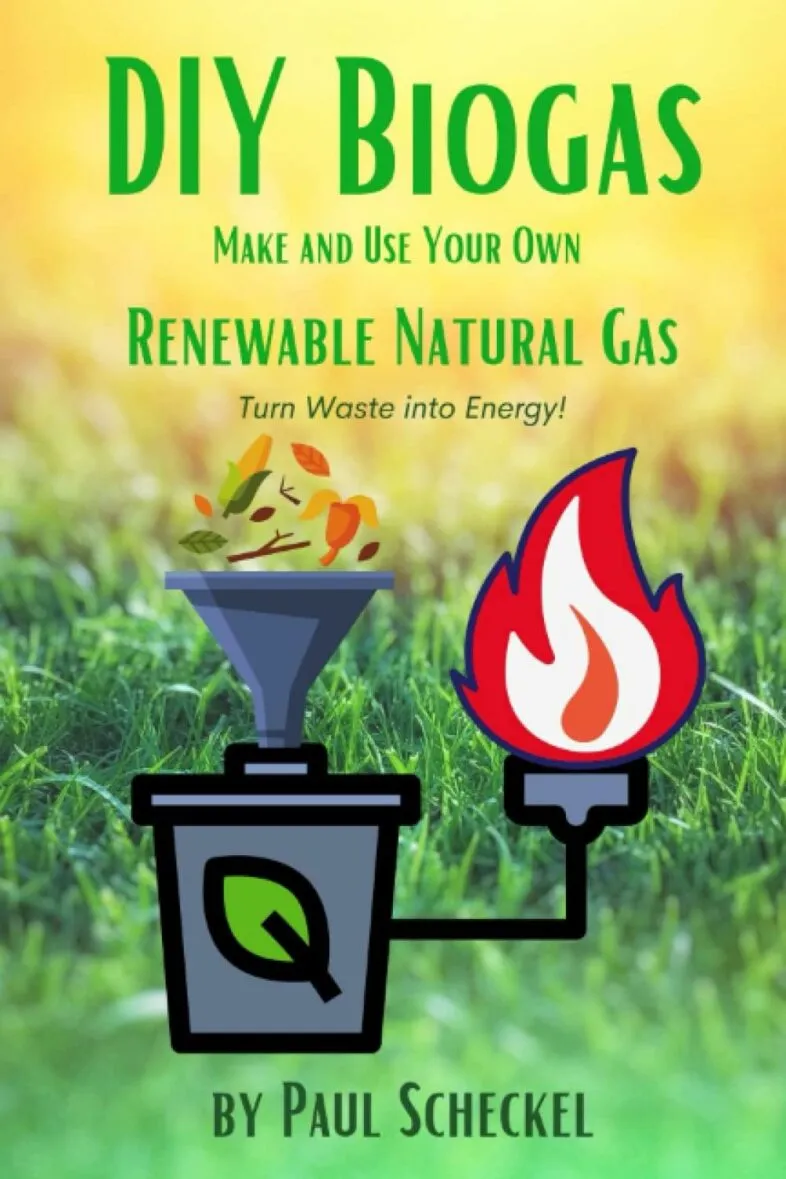 Cover page image of our DIY biogas book review