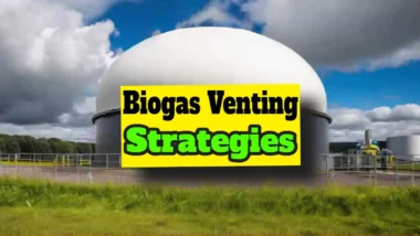 Biogas Venting Strategies Illustration