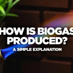 Featured image with the text: How is Biogas Produced - A Simple Explanation.
