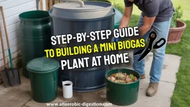 Step-by-Step Guide To Building A Mini Biogas Plant At Home: Featured Image.
