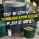 Step-by-Step Guide To Building A Mini Biogas Plant At Home: Featured Image.
