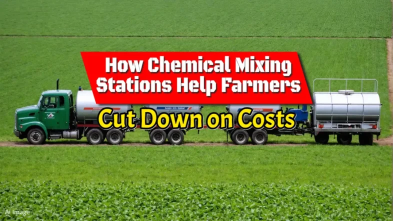 Featured image with text: "How Chemical Mixing s help farmers cut down on costs".