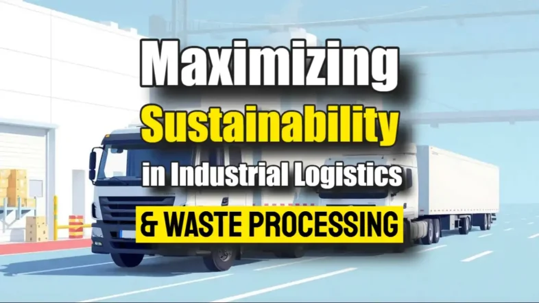 Maximising Sustainability in Industrial logistics - Article featured image.