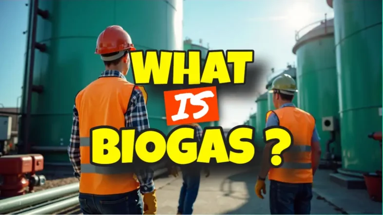 Image with text: "What is biogas?" - Featured image.