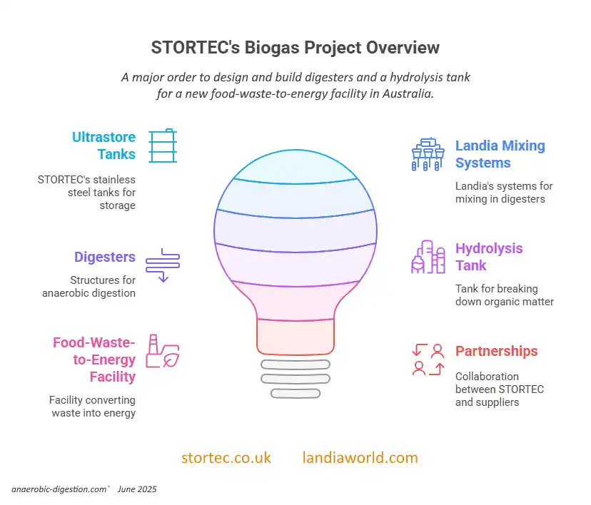 Big Biogas Win for STORTEC in Australia - infographic