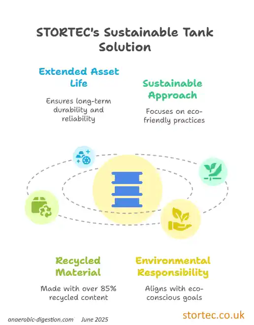 STORTEC tank sustainability - infographic