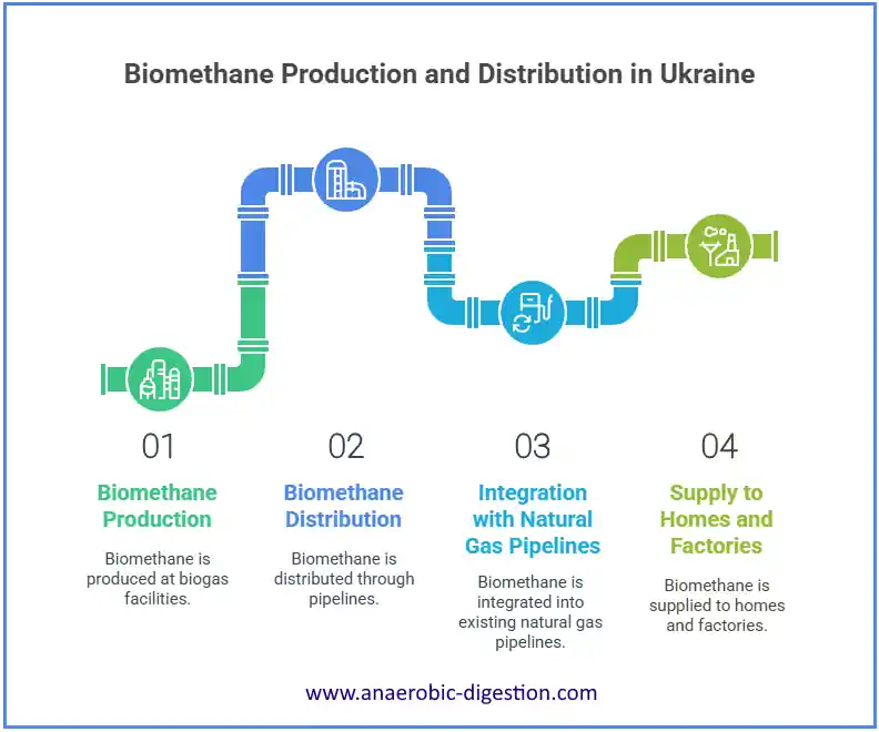 The Achievement of 5 Million Cubic Metres of Biomethane - infograaphic