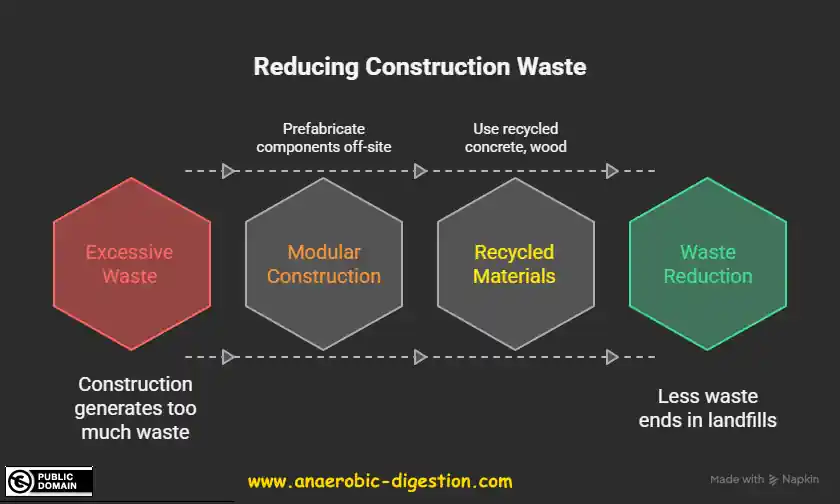 Why sustainability matters for infrastructore projects waste reduction recycling - visual interpretation