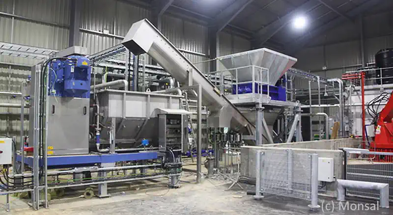 A Monsal food waste depackager