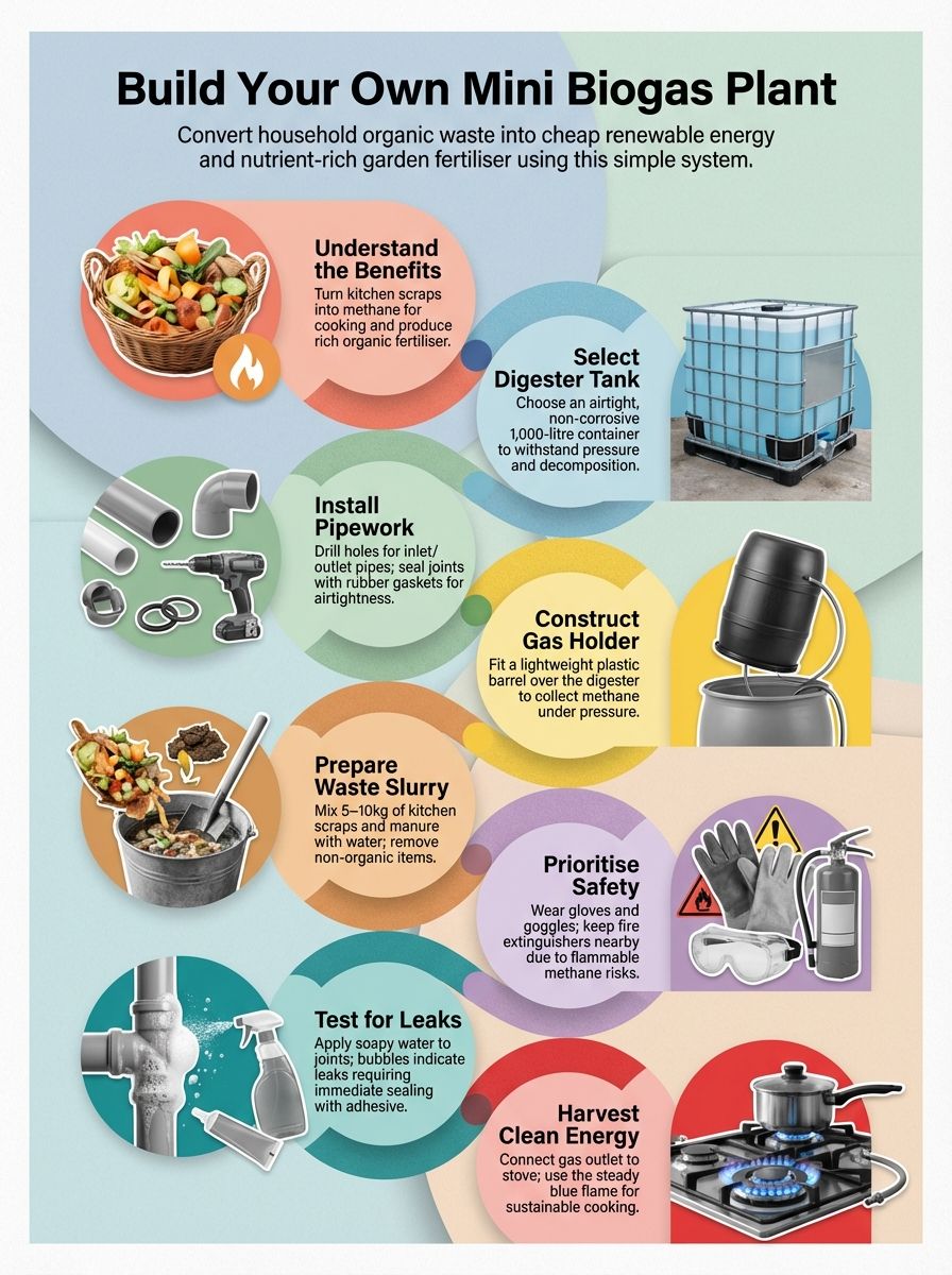 DIY: How To Build A Mini Biogas Plant At Home In 10 Easy Steps DIY: How To Build A Mini Biogas Plant At Home In 10 Easy Steps