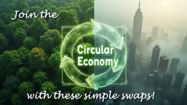 Featured image with text Join the Circular Economy with simple swaps