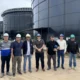 Landia Thailand Team with Client in centre in Front of GasMix Mixed Digester Tanks