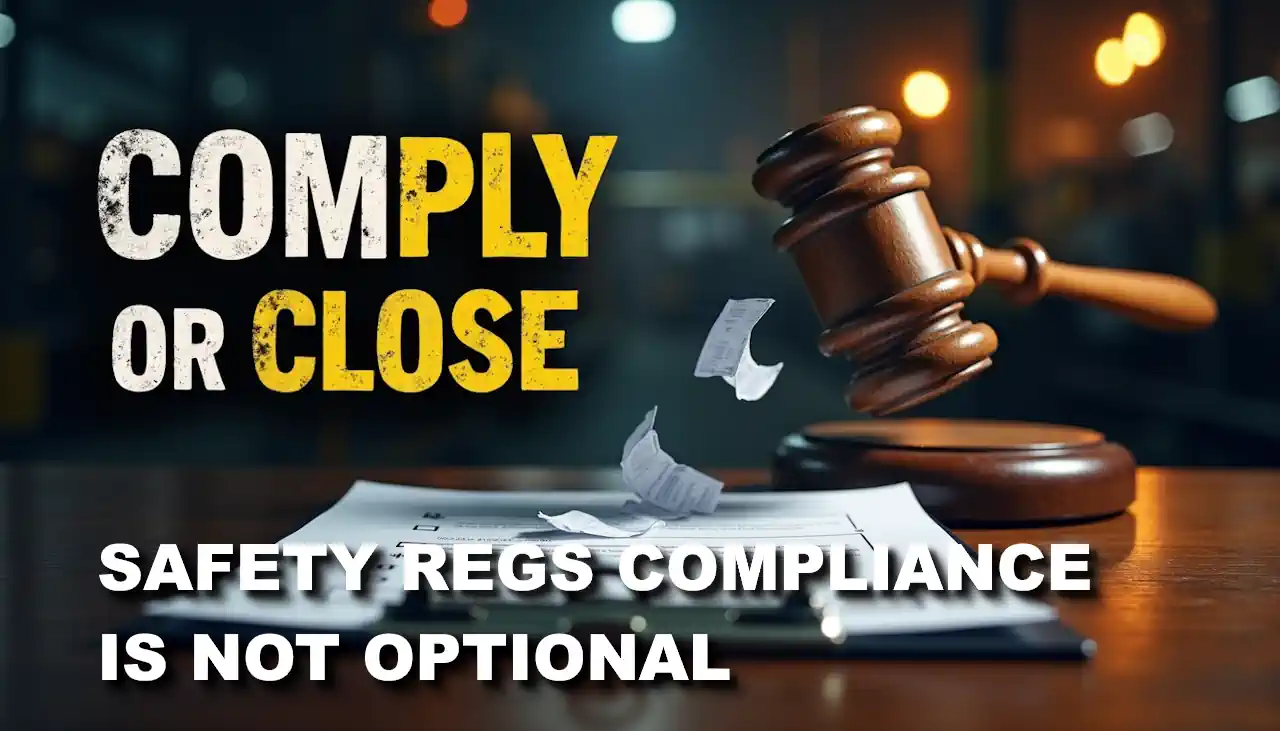 Biogas Safety Regs compliance is not optional - image shows.