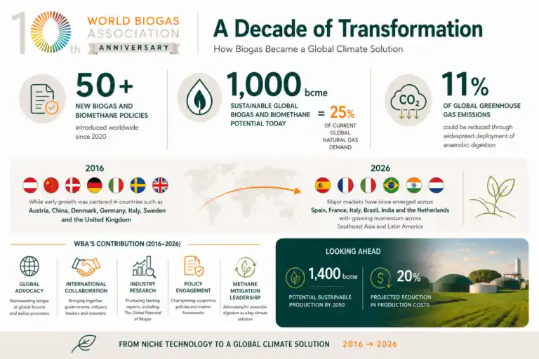 A Decade of Transformation How Biogas Has Evolved from a Niche Technology to a Global Climate Solution.