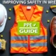 Featured image with the text - Improving SAFETY IN WTE FACILITIES - Featured Image showing PPE Use..