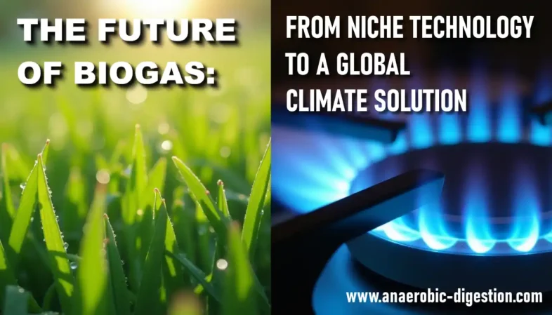 THE FUTURE OF BIOGAS FROM NICHE TECHNOLOGY TO GLOBAL CLIMATE SOLUTION.