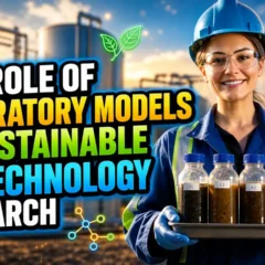 Image with the text: The Role of Laboratory Models in Sustainable Biotechnology Research.