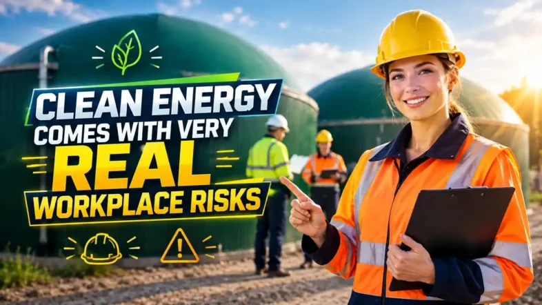 Featured image for the article: CLEAN ENERGY COMES WITH VERY REAL WORKPLACE RISKS.
